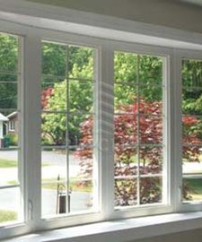 Bow window appearance indoors