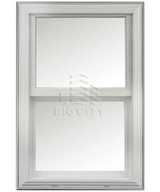 Double hung tilt window