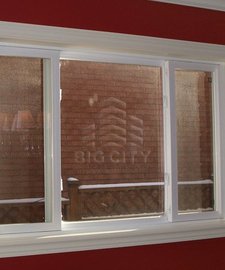 Double slider window tilt