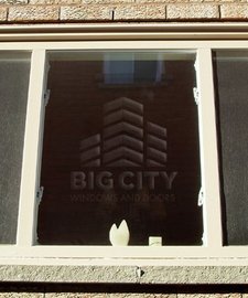Double slider tilt window installed in a home