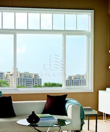 Double slider windows in an apartment