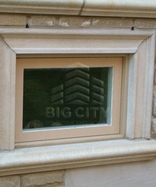 Awning window in a home's basement