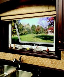 Example of an awning window