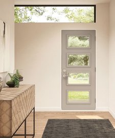 Exterior door in a home
