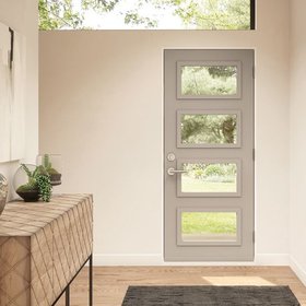 Exterior door in a home