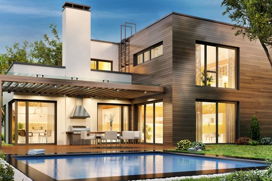 Mansion that replaced their windows